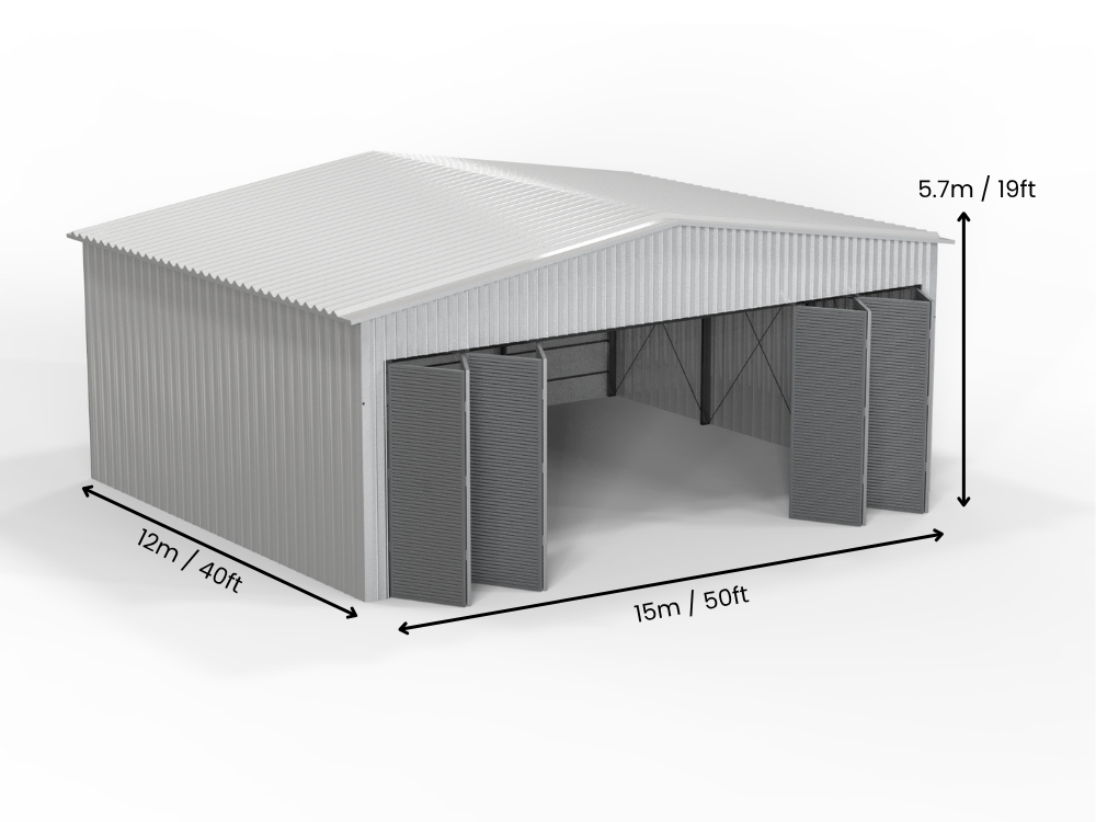Izolowany hangar lotniczy