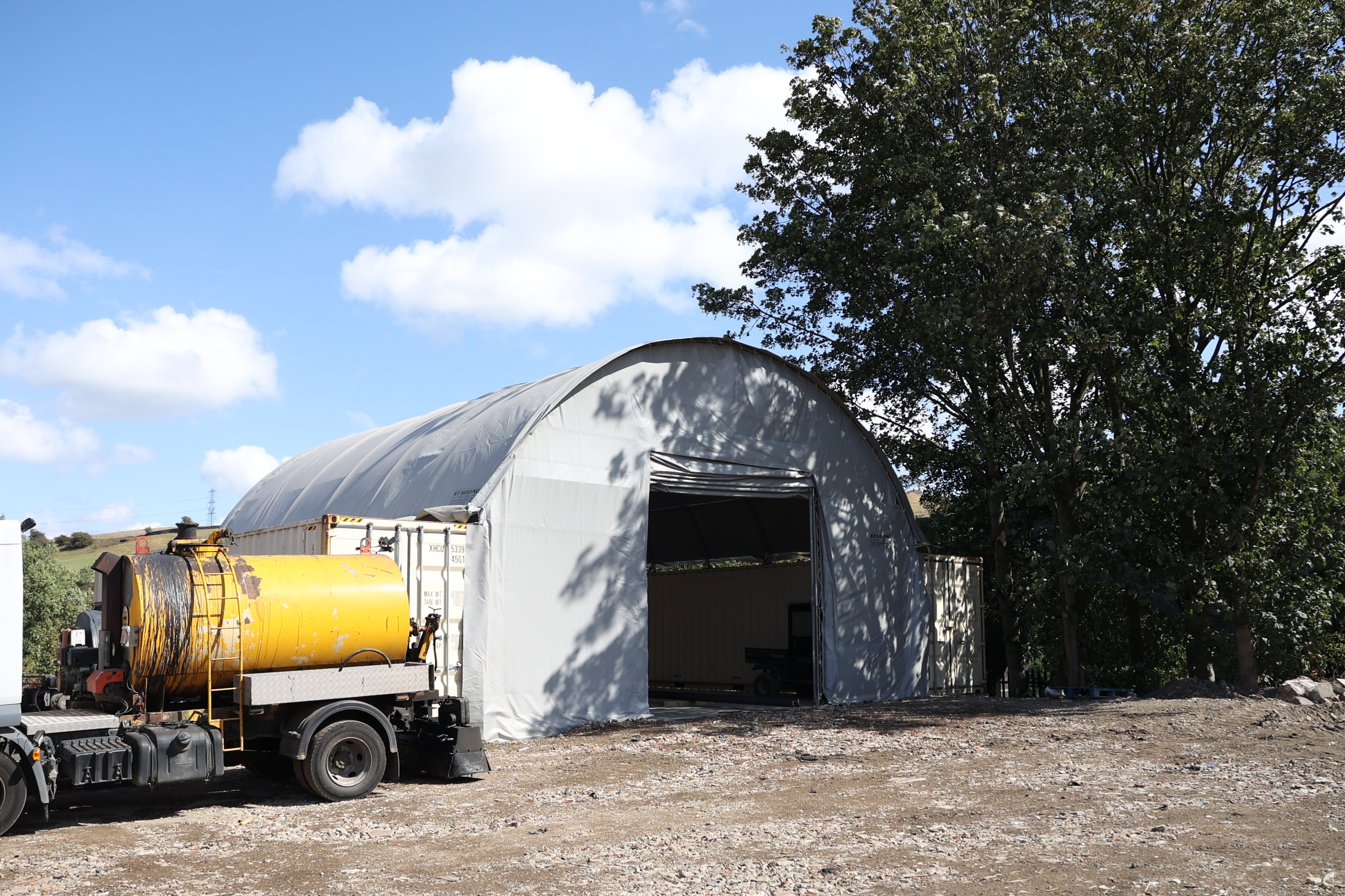 Zadaszenia kontenerowe — 26 stóp x 40 stóp x 10 stóp (8 m x 12 m x 3 m)