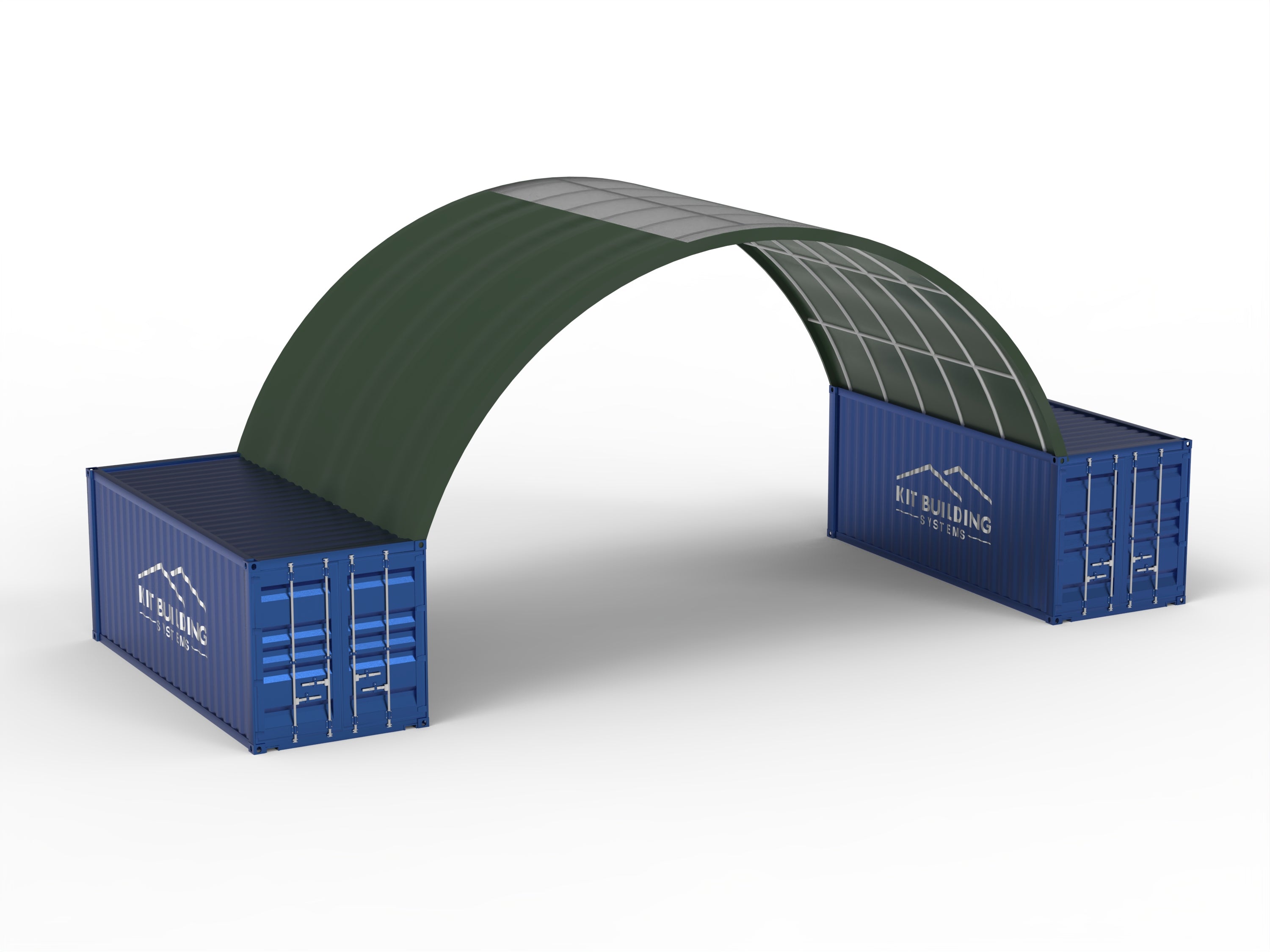 Rozpiętość 10m (33 stopy) | Zadaszenia kontenerowe - 33 stopy x 12 stóp (10m x 3,6m)