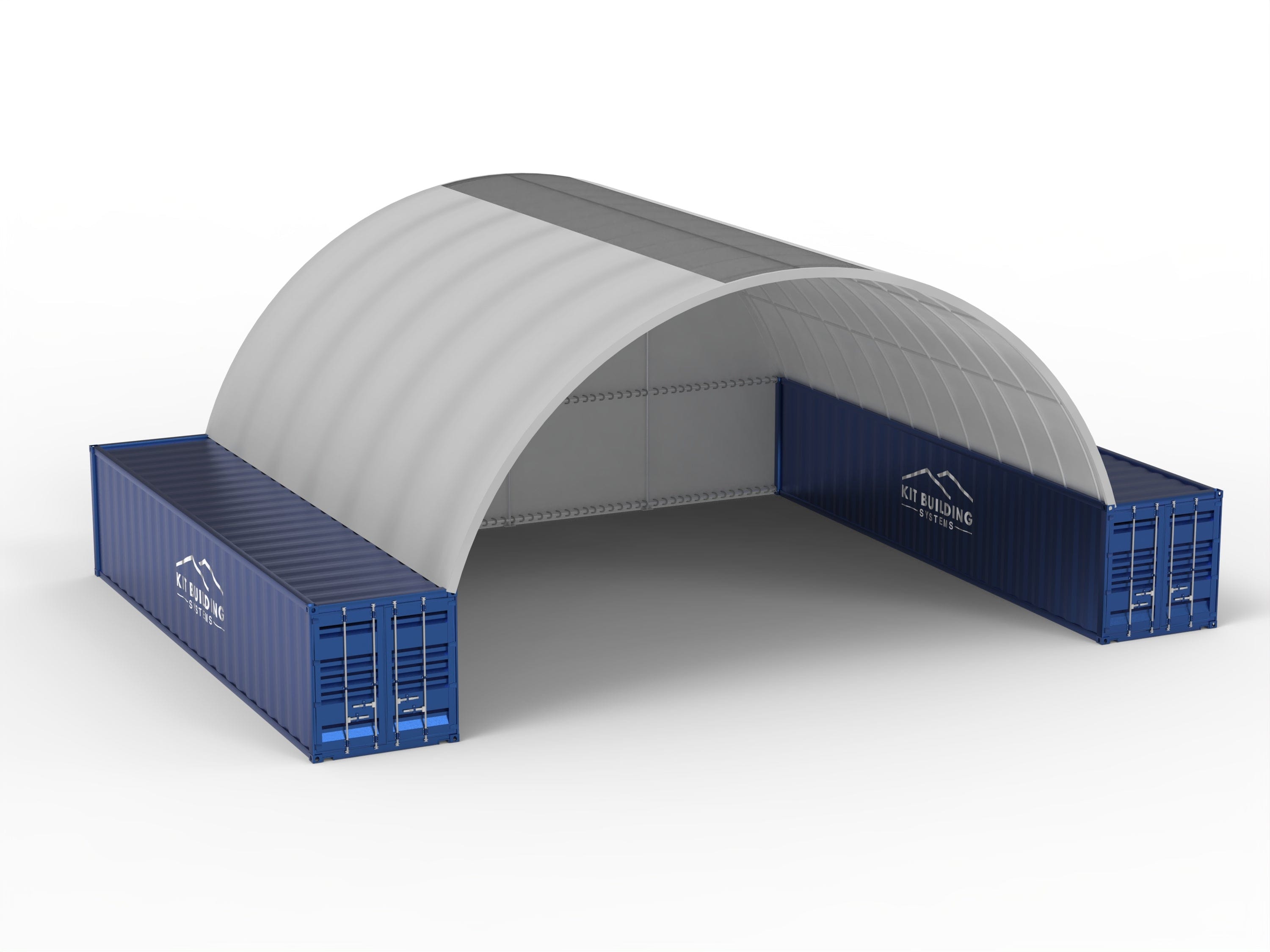 Zadaszenia kontenerowe — 12 m x 12 m x 4,5 m (40 stóp x 40 stóp x 15 stóp)