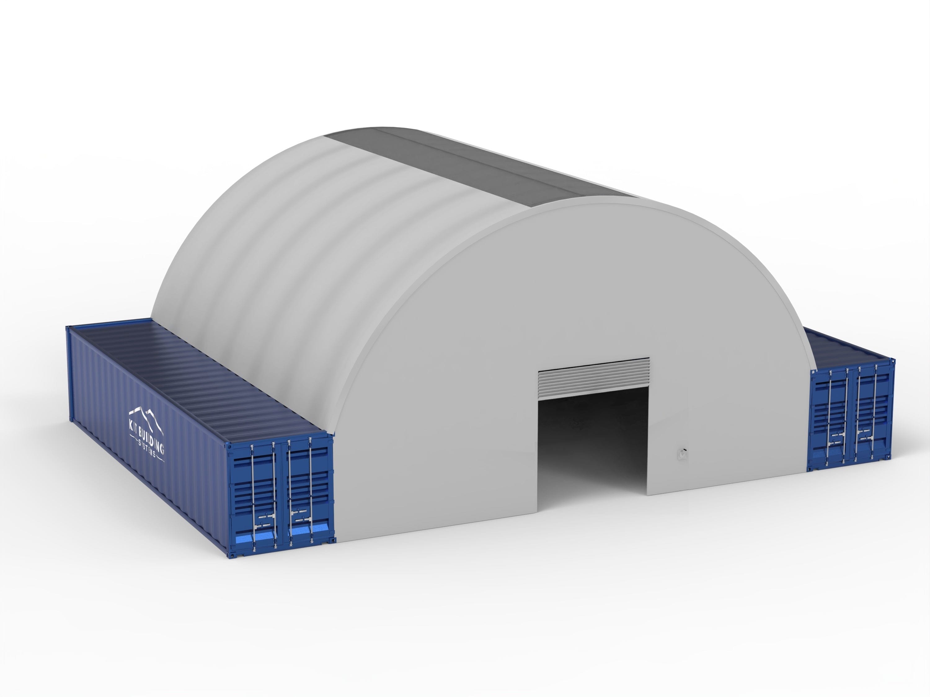 Zadaszenia kontenerowe — 12 m x 12 m x 4,5 m (40 stóp x 40 stóp x 15 stóp)