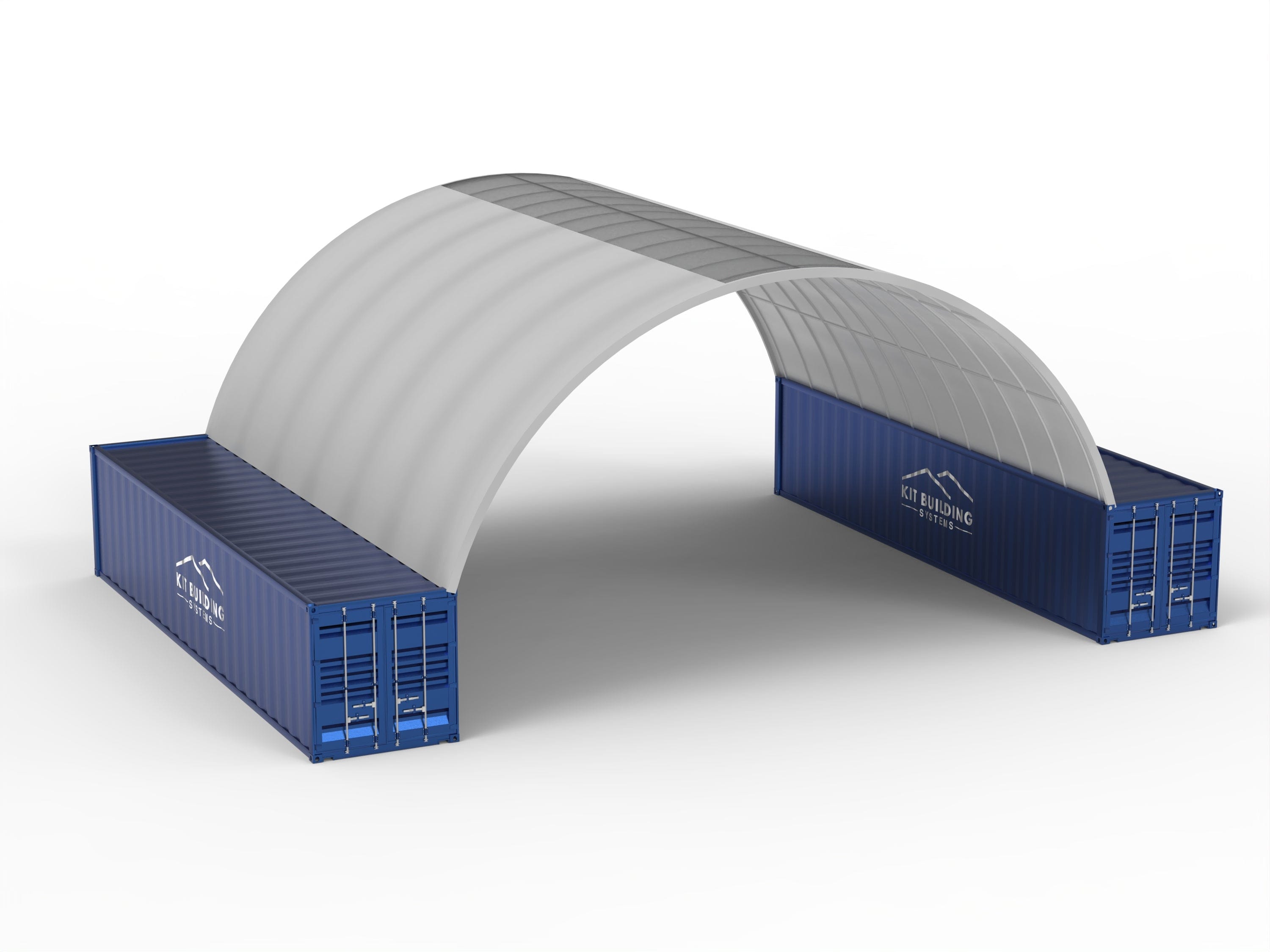 Zadaszenia kontenerowe — 12 m x 12 m x 4,5 m (40 stóp x 40 stóp x 15 stóp)