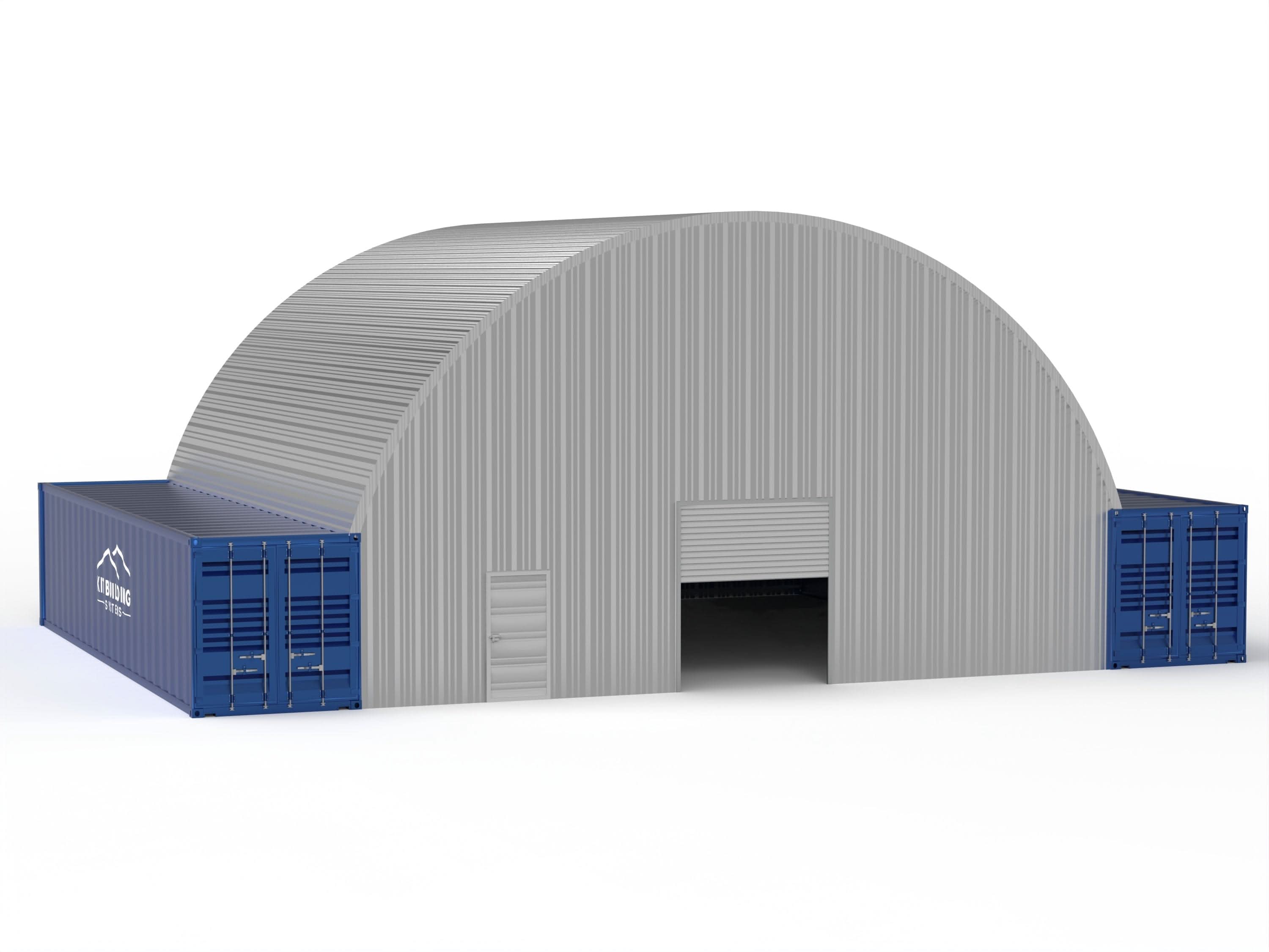 Zadaszenia z kontenerów stalowych - 33ft x 40ft x 12ft (10m x 12m x 3.6m)