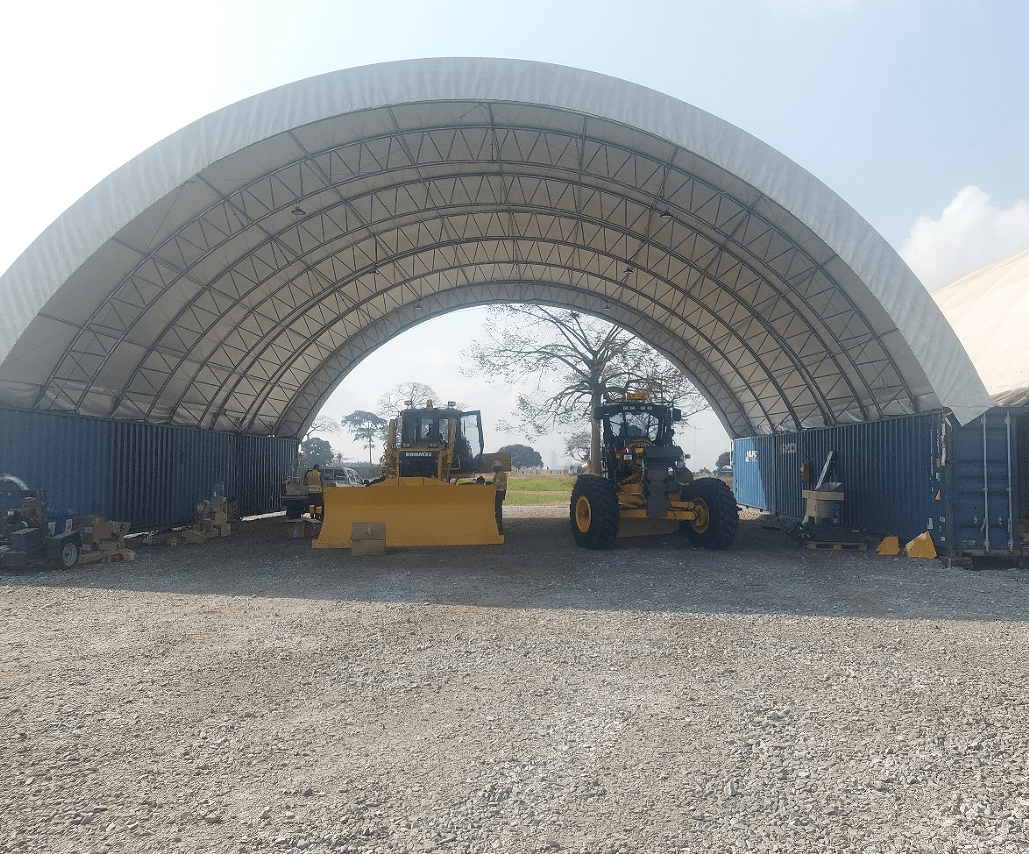 Schronienie kontenerowe - 60ft x 80ft x 20ft (18m x 24,3m x 6m)