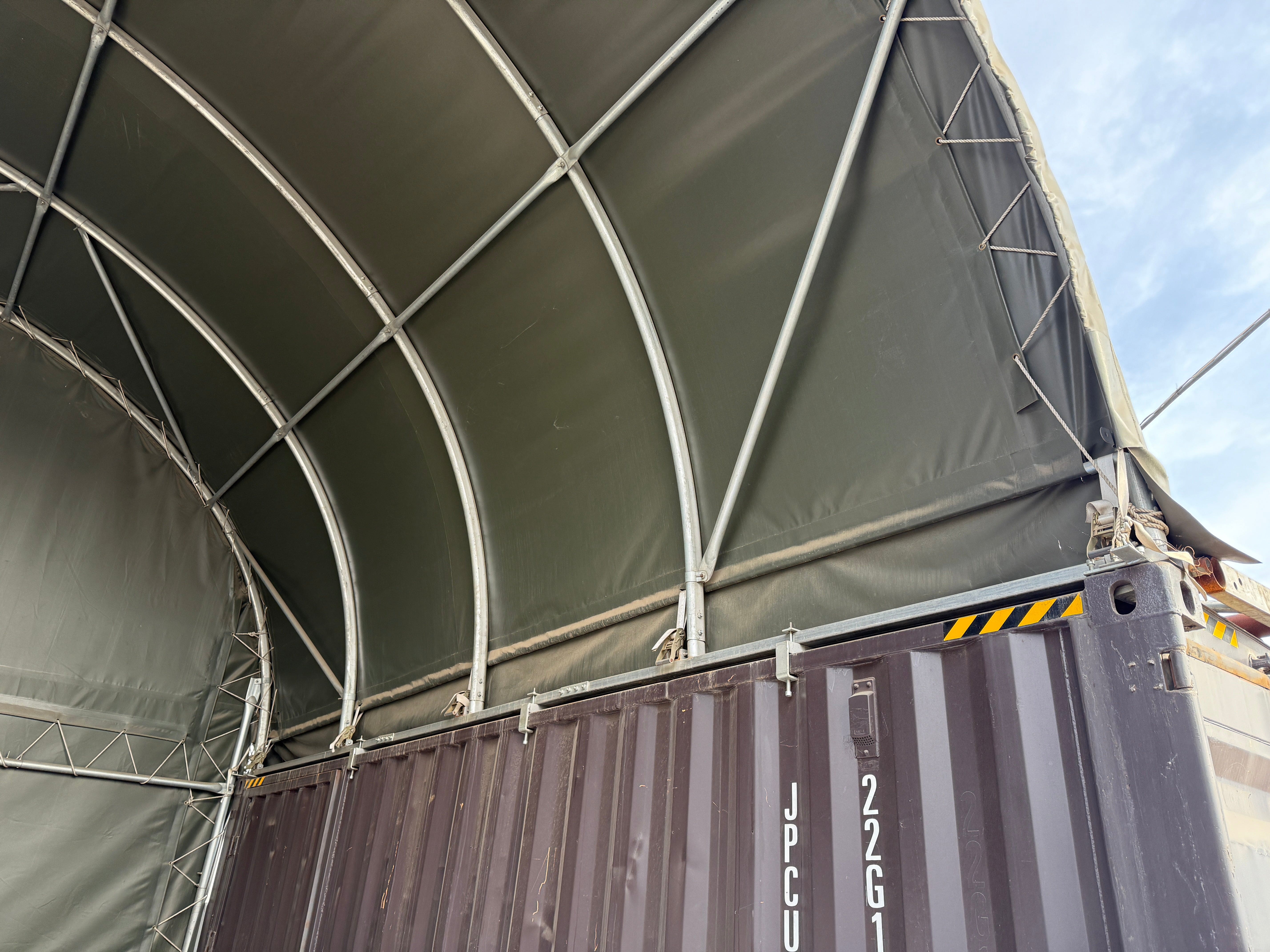 Zamknięta tylna panele dla zadaszeń kontenerowych