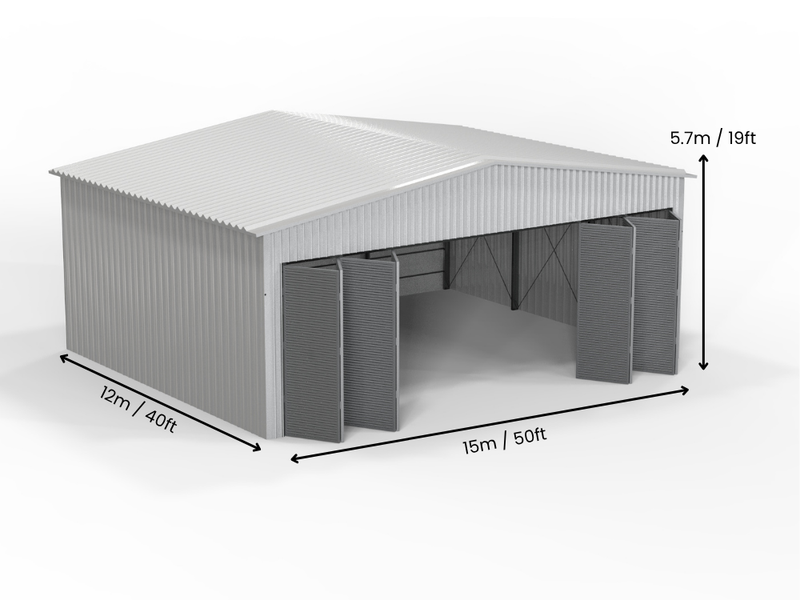 Izolowany hangar lotniczy