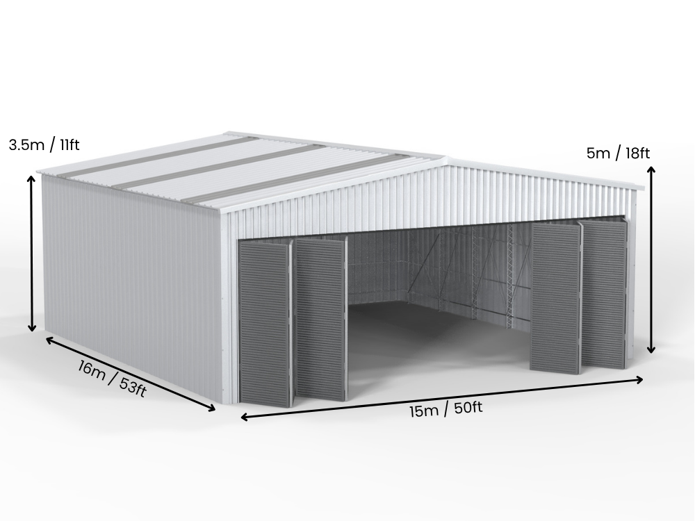 Stalowy hangar lotniczy
