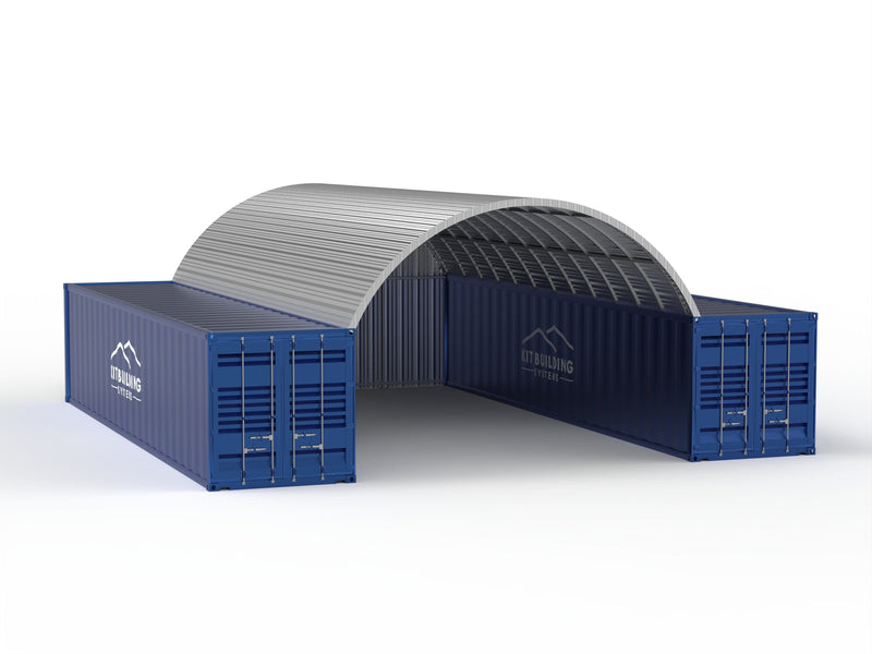 Zadaszenia kontenerowe — 6 m x 6 m x 2 m (20 stóp x 20 stóp x 6,5 stopy)
