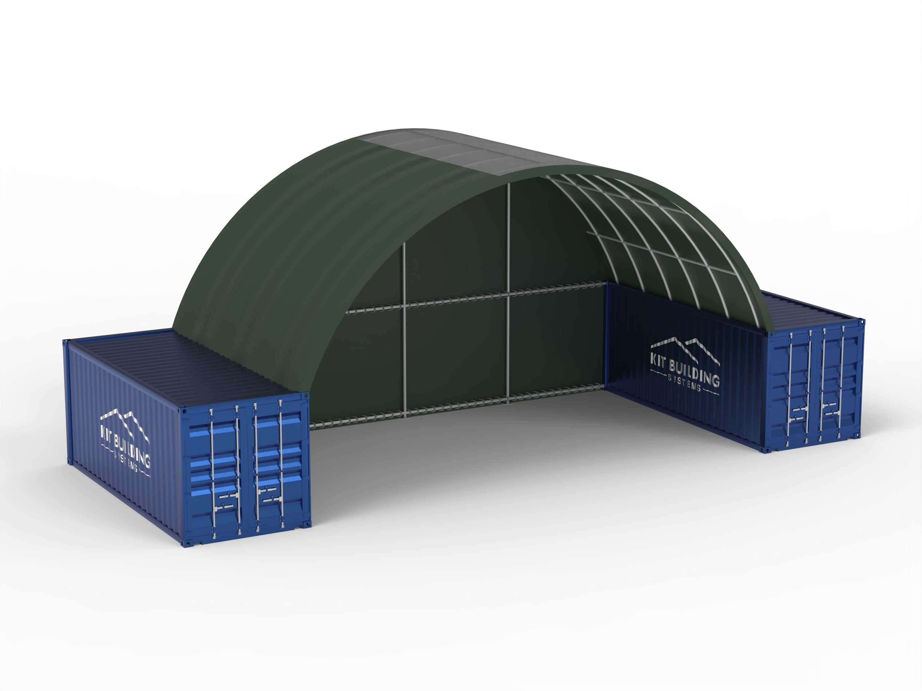 Rozpiętość 10m (33 stopy) | Zadaszenia kontenerowe - 33 stopy x 12 stóp (10m x 3,6m)