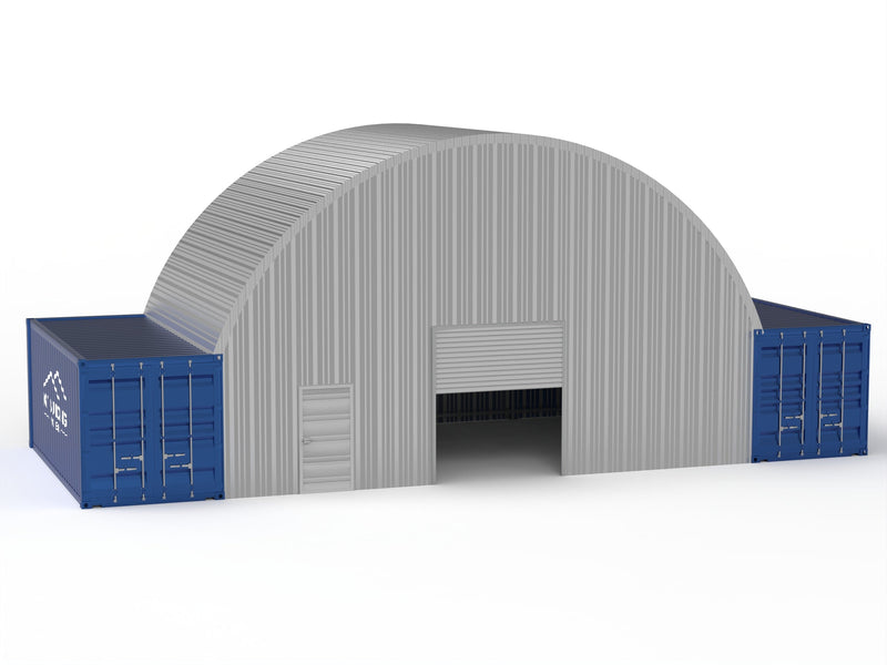 Zadaszenia z kontenerów stalowych - 33ft x 20ft x 12ft (10m x 6m x 3.6m)