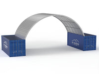 Zadaszenia z kontenerów stalowych - 33ft x 20ft x 12ft (10m x 6m x 3.6m)