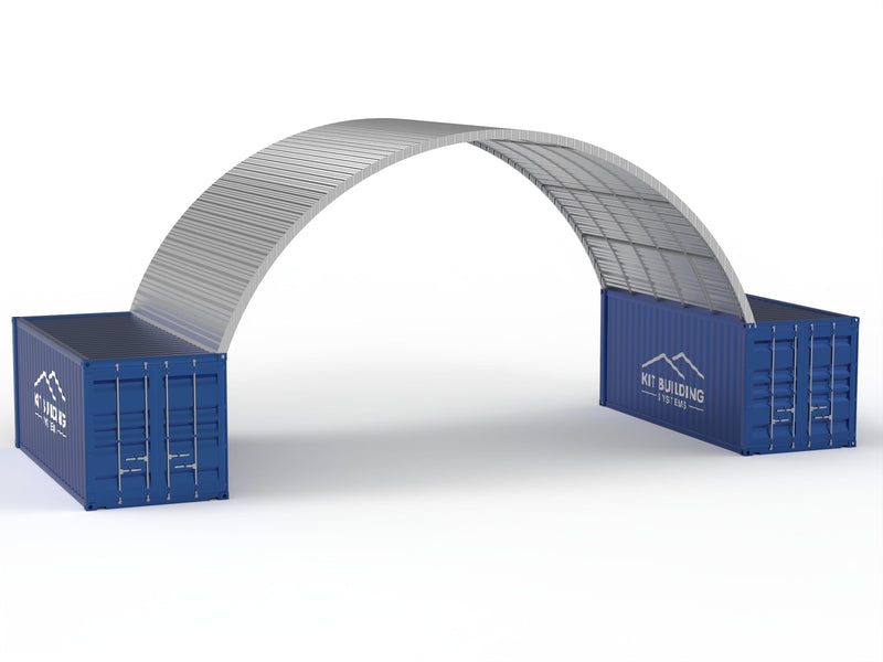 Zadaszenia z kontenerów stalowych - 33ft x 20ft x 12ft (10m x 6m x 3.6m)
