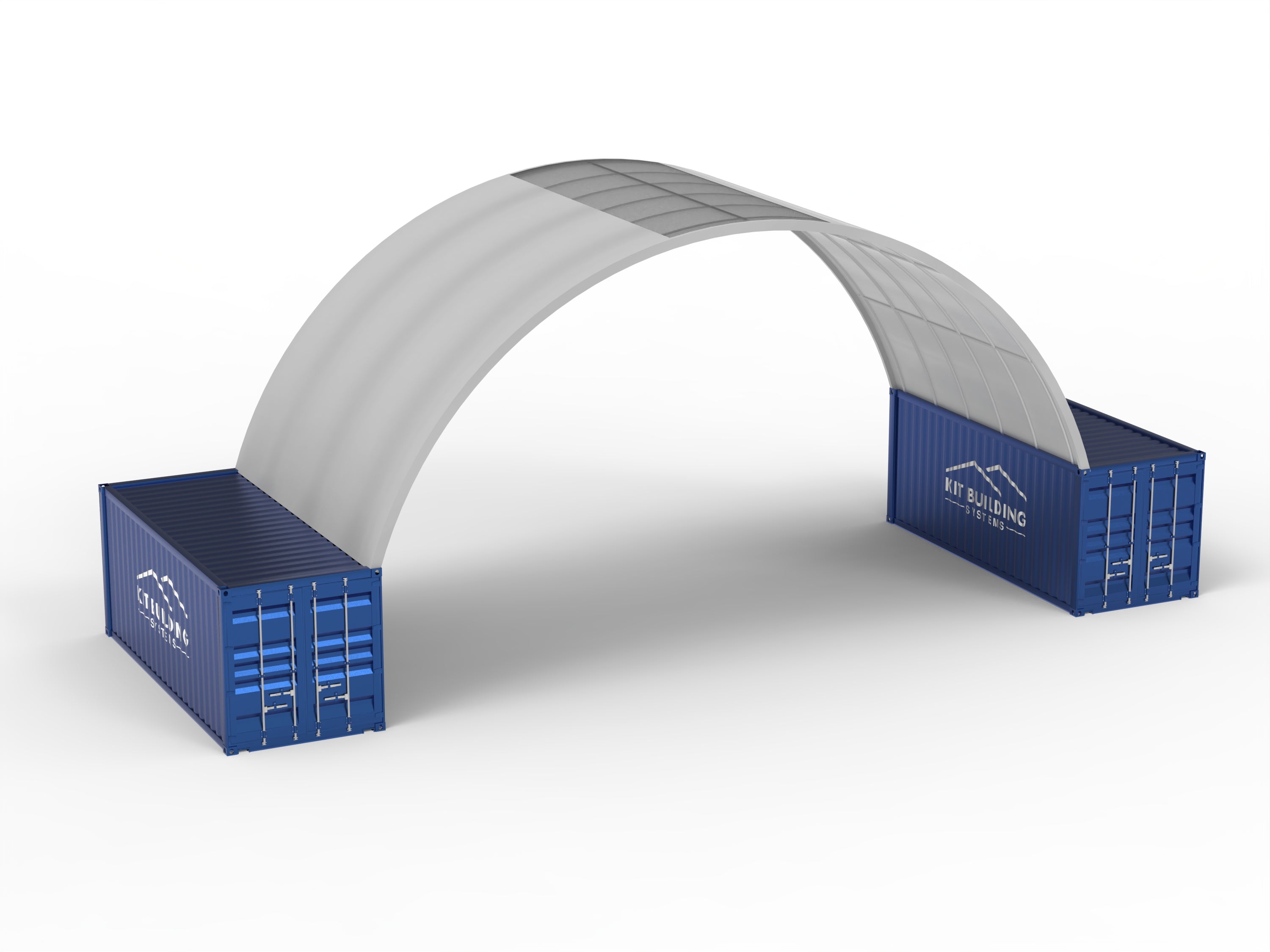 Zadaszenia kontenerowe — 12 m x 6 m x 4,5 m (40 stóp x 20 stóp x 15 stóp)