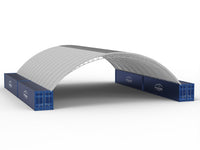 Schronienie kontenerowe - 60ft x 80ft x 20ft (18m x 24,3m x 6m)