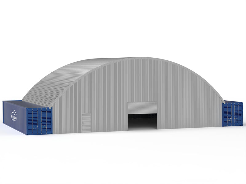 Zadaszenia z kontenerów stalowych - 33ft x 40ft x 12ft (10m x 12m x 3.6m)
