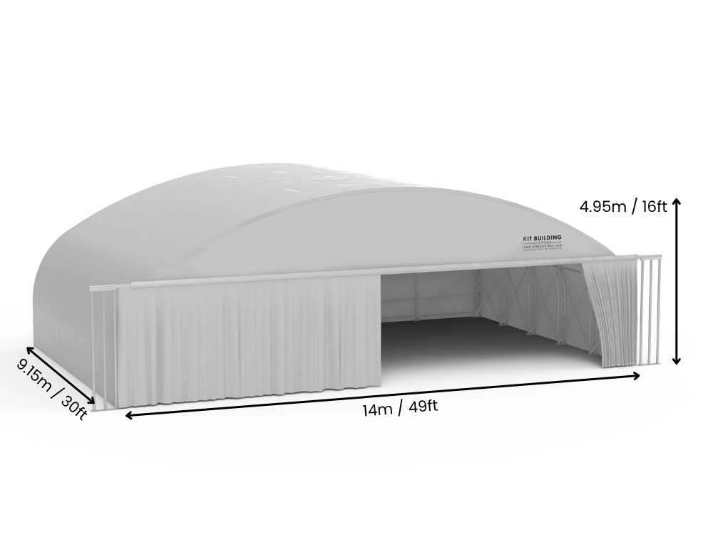 Hala na samoloty z tkaniny