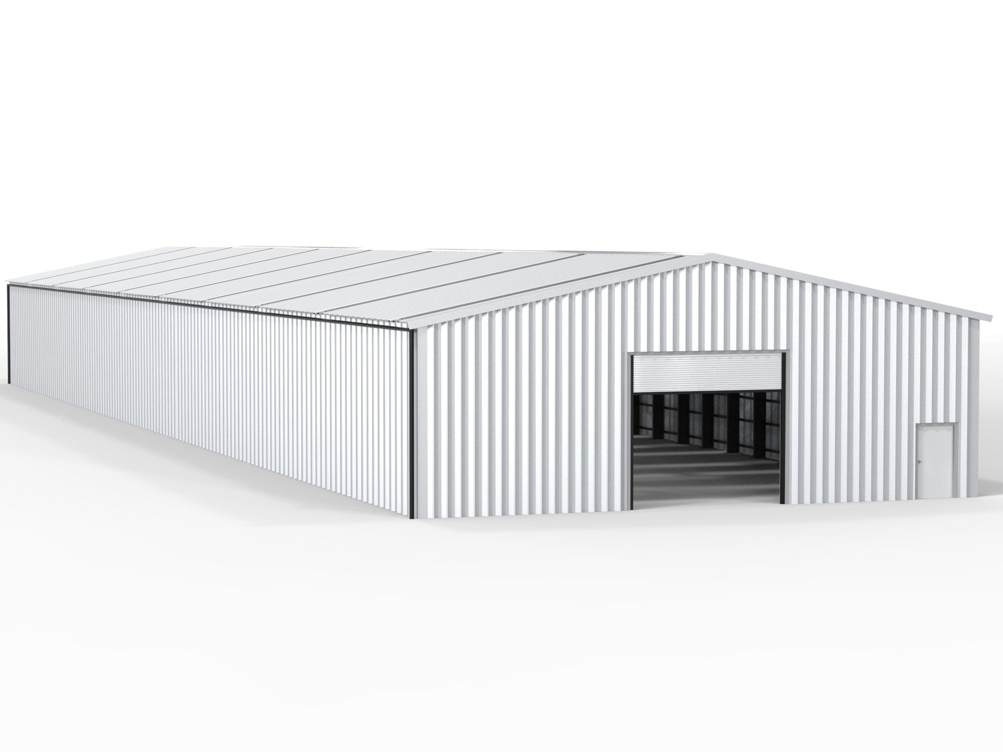 Kit Buildings 230ft x 50ft x 24ft (70x15x7.3m) Insulated Steel Buildings