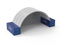 Zadaszenia kontenerowe — 12 m x 6 m x 4,5 m (40 stóp x 20 stóp x 15 stóp)