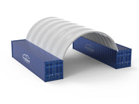 Zadaszenia kontenerowe — 26 stóp x 40 stóp x 10 stóp (8 m x 12 m x 3 m)